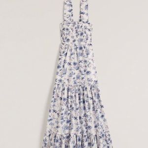 Abercrombie Smocked Bodice Easy Maxi Dress